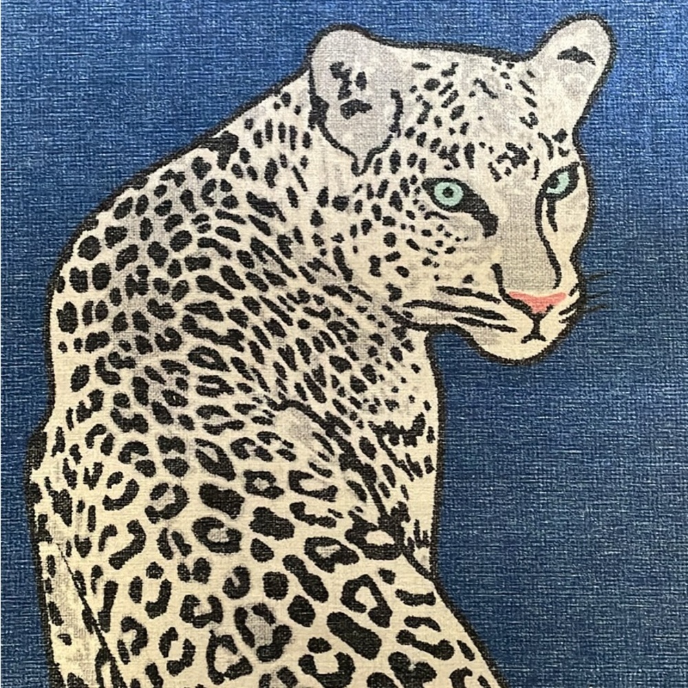 Blue Leopard Ruggable - Picture 3 of 4